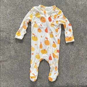 Pumpkin Print Kids One Piece